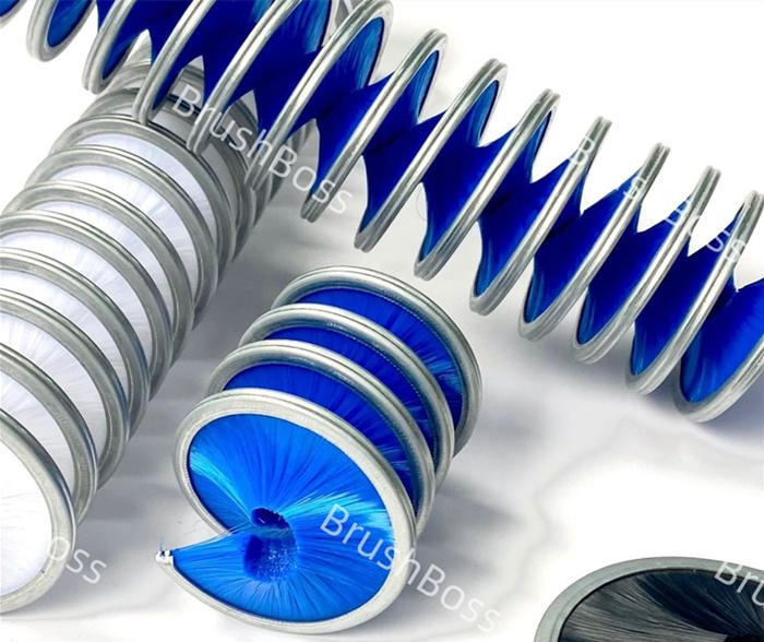 Spring Brush For Climbing Rope Cleaning