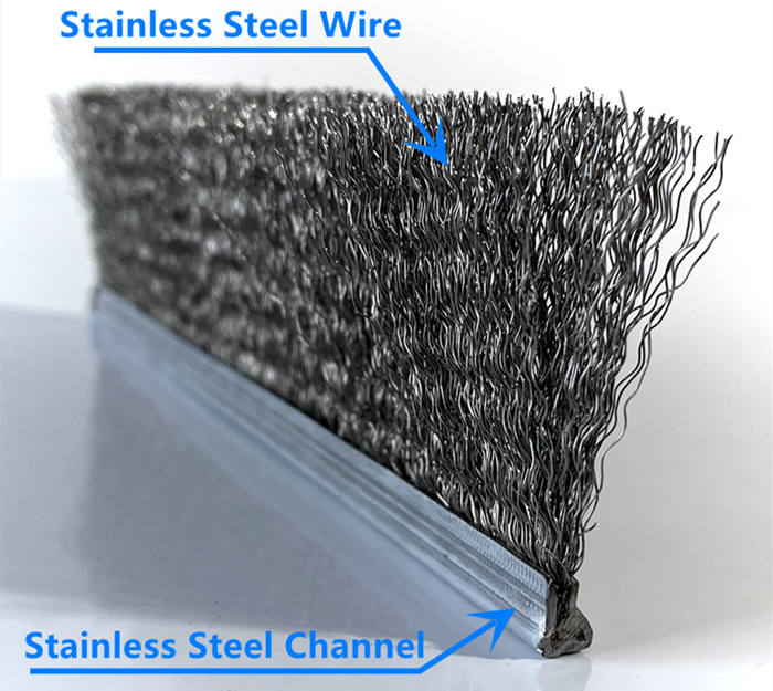 Stainless Steel Brush Strip Stainless Steel Brush Strip