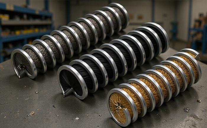 Wire Descaling Coil Brush